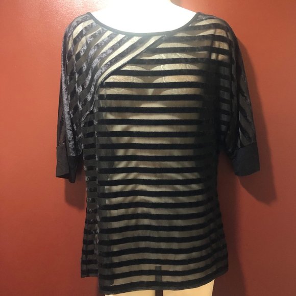 Bat wing sleeves velvet  top - Picture 1 of 7